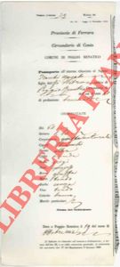 - - Passaporto per l'interno.