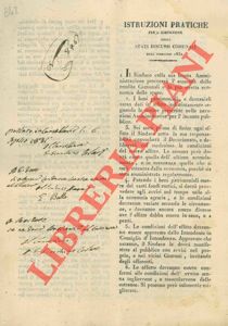 - - Istruzioni pratiche per l'esecuzione degli stati discussi comunali dell'esercizio 1832.