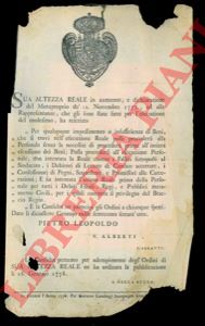 - - Decreto in materia di sequestro dei beni ai debitori.