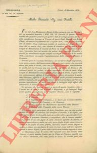 - - Pratiche da tenersi per la franchigia postale.