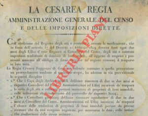- - Sull'obbligo di trasferire entro due mesi nei registri censuari le traslazioni di dominio sui beni stabili.