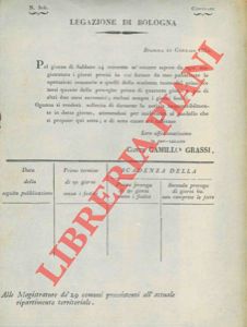 - - Richiesta di consocenza delle scadenze censuarie e delle loro proroghe.