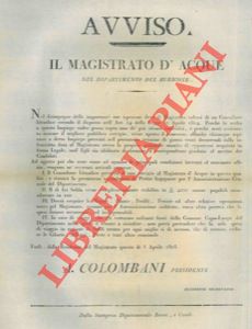 - - Concorso per divenire Consultore Idraulico del Magistrato d'Acque.