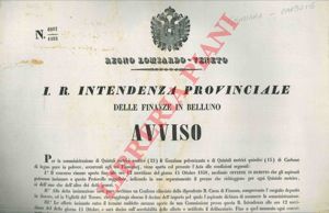 - - Asta per l'acquisto di genziana polverizzata e di carbone pure in polvere.