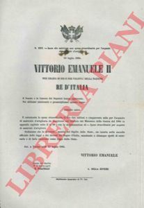 Legge - che autorizza una spesa straordinaria per l'acquisto di materiale d'artiglieria.
