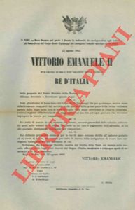 Regio Decreto - col quale  fissata l'indennit da corrispondersi agli individui di bassa-forza del Corpo Reale Equipaggi che ottengono congedo assoluto od illimitato.