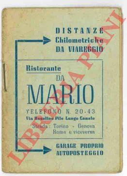 Ristorante da Mario. Viareggio - - Distanze chilometriche da Viareggio.