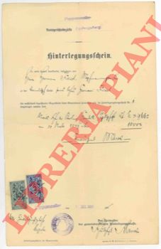 - - Hinterlegungsschein