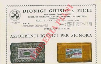 - - Garze, cotone, assorbenti.