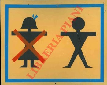 (W.C.) - - Tavoletta in plastica per toelette maschili.