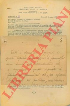 - - Lettere, circolari, moduli, manifesti