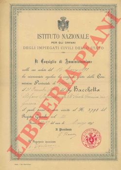 - - Ephemera cartacei ottocenteschi.