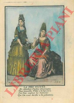 BONNART F. - - Allegoria delle quattro parti del giorno.