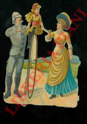 - - Bambina ciclista.