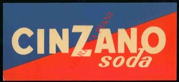 - - Cinzano Soda.