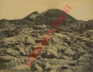 Achille Mauri. Napoli - - Napoli. Cratere del Vesuvio.