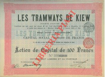 - - Les Tramways de Kiew.