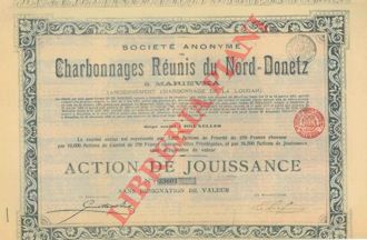 - - Soc. An. Charbonnage Runis di Nord-Donetz  Marievka.