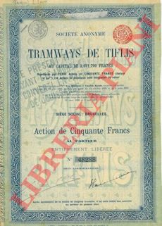 - - Soc. An. des Tramways de Tiflis.
