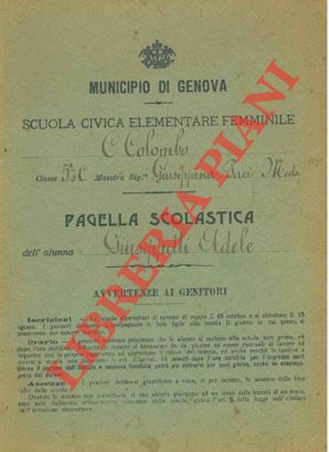 - - Scuola Civica Elementare Femminile 