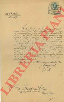 - - Documento in ungherese.