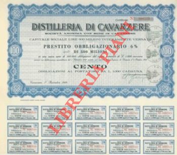 - - Distilleria di Cavarzere.