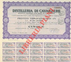 - - Distilleria di Cavarzere.