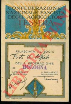- - C.N.F.A. Confederazione Nazionale Fascista Agricoltori. 1932. Anno X.