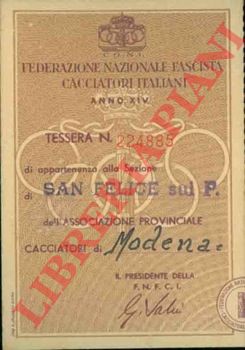 - - Federazione Nazionale Fascista Cacciatori Italiani. Anno XIV.