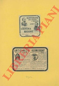 ('Barba e capelli') - Cure dei capelli, delle barba, della pelle; Acqua di Migone; rasoi per peli superflui; ecc.