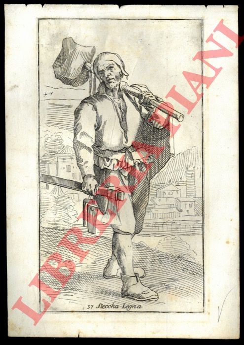 Carracci Annibale - - Steccha Legna.
