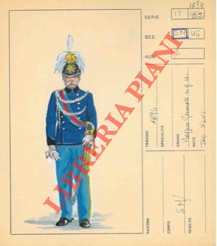 - - Italia : Stato Maggiore, 1874. Maggiore Generale in g.u.