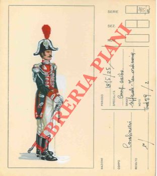 - - Carabinieri : Comp. scelta. Ufficiale. Tenuta ordinaria. 1815/25