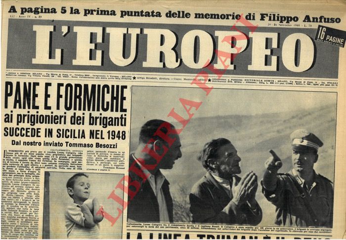 MORAVIA  Alberto - - L'Europeo.