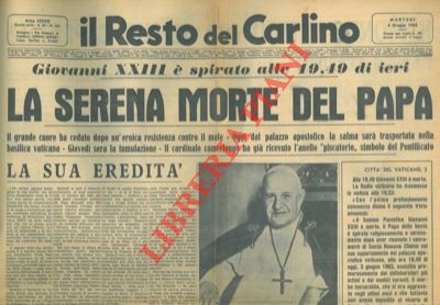 - - La serena morte del Papa.
