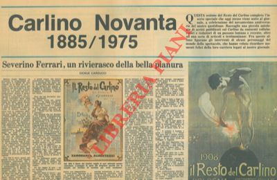 - - Carlino novanta. 1885/1975.
