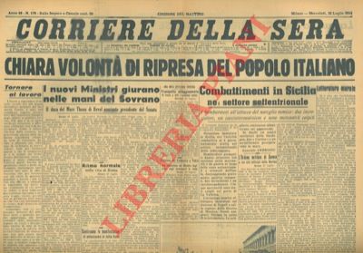 - - Chiara volont di ripresa del popolo italiano.