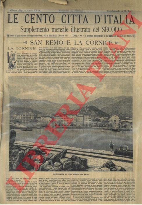 Le cento citt d'Italia - - San Remo e la Cornice.