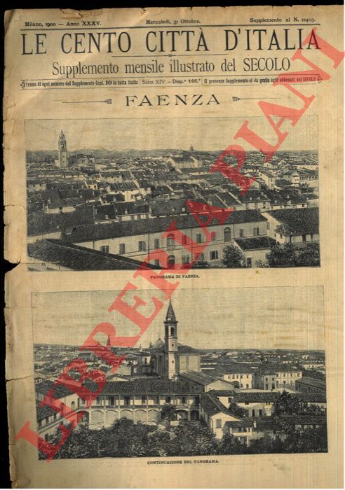Le cento citt d'Italia - - Faenza.