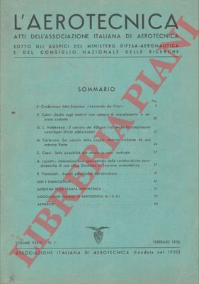 - - L'aerotecnica. Atti dell'Associazione Italiana di Aerotecnica.