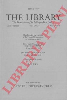 - - The library. The Transactions of the Bibliographical Society.
