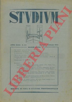 - - Studium. Rivista di vita e cultura professionale.