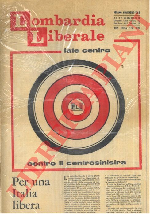 - - Lombardia liberale. 
