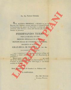 - - Approvazione dell'intestazione che verr posta su tutte le sentenze dei tribunali.