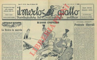 - - Il merlo giallo. Disintegratore del malcostume politico.