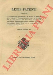 - - Le cause per indennit dovute  Corpi, e Particolari da altri Corpi, o dalle Comunit, sieno portate immediatamante avanti la Camera d conti.