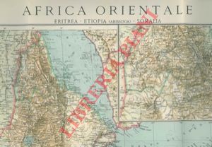 TCI - - Carta dell'Africa Orientale. Eritrea - Etiopia (Abissinia) - Somalia.