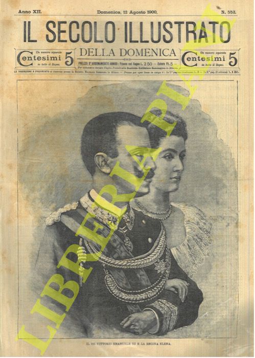 - - Il Re Vittorio Emanuele III e la Regina Elena.