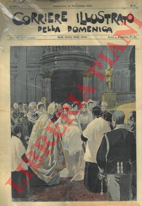 - - Il battesimo per Amedeo d'Aosta nel Palazzo Reale di Torino.