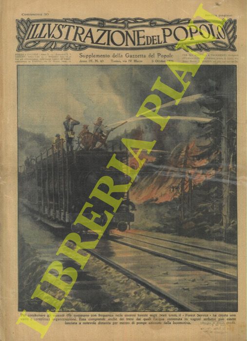 ORTELLI Alfredo - - Per combattere il fuoco negli USA anche i treni vengono dotati di particolari carrozze antincendi.
